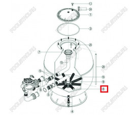 Сепаратор для фильтра Hayward PRO S360SLE (RRFI0008.03R\500201150000)