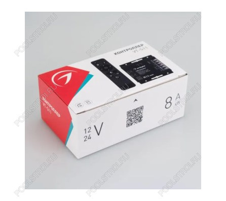 Контроллер VT-S11-3x8A (12-24V. ПДУ СТИК 12КН. RF) к прожекторам RGB 10Вт. 40Вт